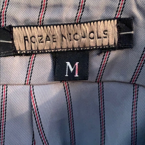 Rozae Nichols Leather Pencil Skirt Silk - Picture 6 of 10